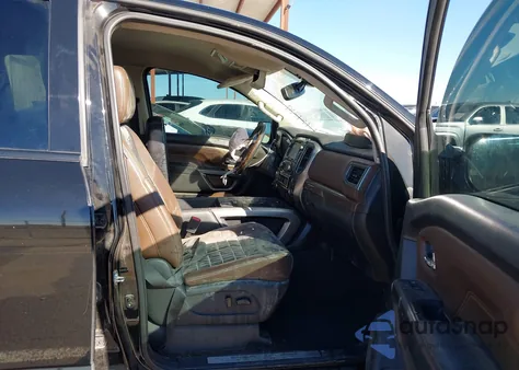 2017 Nissan Titan Platinum Reserve from USA, damaged, VIN 1N6AA1E55HN575749